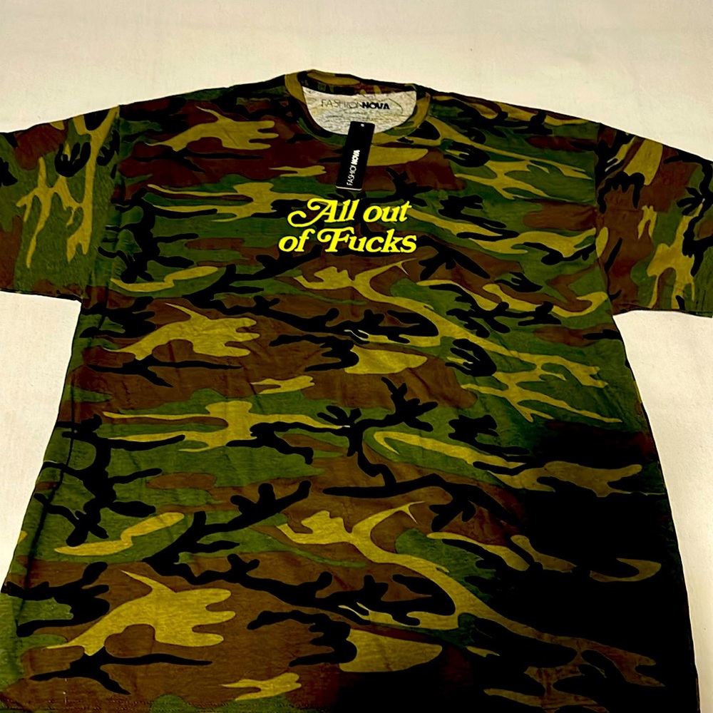 NWT All out of fucks tee/dress